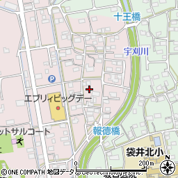 静岡県袋井市堀越1049-4周辺の地図