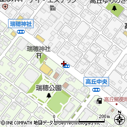 高丘町農協周辺の地図