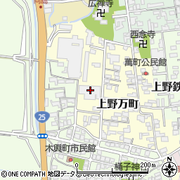 三重県伊賀市上野万町2185周辺の地図