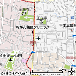 大阪府寝屋川市黒原城内町18周辺の地図