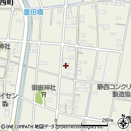静岡県浜松市中央区豊西町419周辺の地図