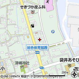 静岡県袋井市久能1744周辺の地図