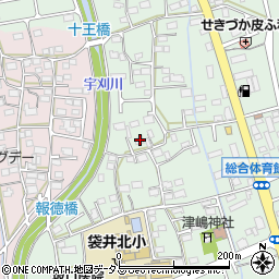 静岡県袋井市久能1820周辺の地図