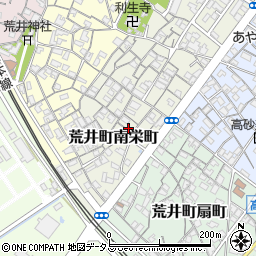 兵庫県高砂市荒井町南栄町周辺の地図