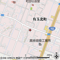 静岡県浜松市中央区有玉北町2180周辺の地図