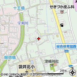 静岡県袋井市久能1822周辺の地図