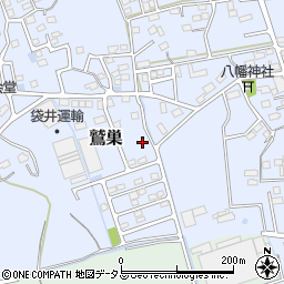 静岡県袋井市鷲巣389周辺の地図