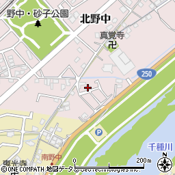 兵庫県赤穂市北野中466-3周辺の地図