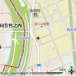 静岡県袋井市延久471周辺の地図