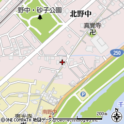 兵庫県赤穂市北野中463-12周辺の地図
