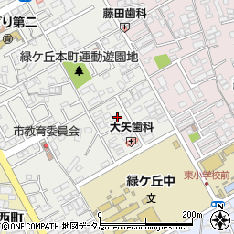 三重県伊賀市緑ケ丘本町4184周辺の地図