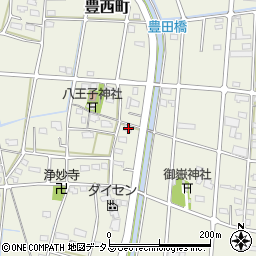 静岡県浜松市中央区豊西町1983周辺の地図