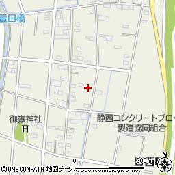静岡県浜松市中央区豊西町397周辺の地図
