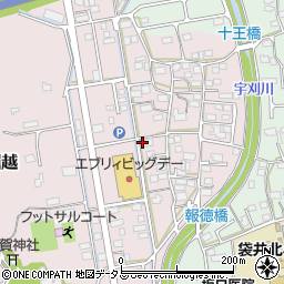 静岡県袋井市堀越1056周辺の地図