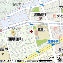 愛知県豊橋市西羽田町223周辺の地図