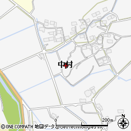 〒518-1406 三重県伊賀市中村の地図