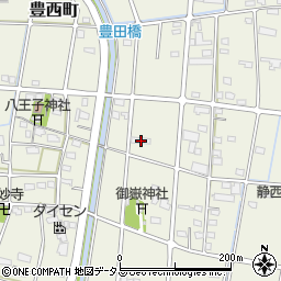 静岡県浜松市中央区豊西町453周辺の地図