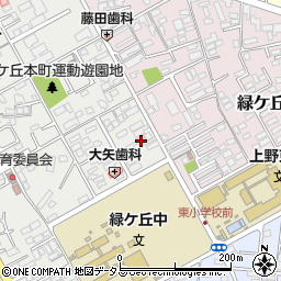 三重県伊賀市緑ケ丘本町4160周辺の地図