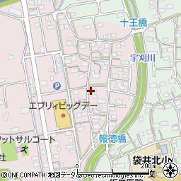 静岡県袋井市堀越1049-3周辺の地図