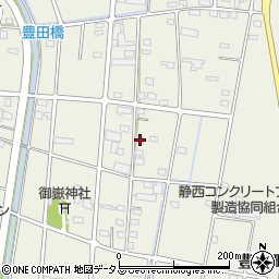 静岡県浜松市中央区豊西町400周辺の地図