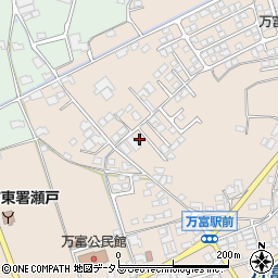 岡山県岡山市東区瀬戸町万富388-3周辺の地図