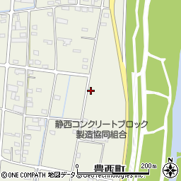 静岡県浜松市中央区豊西町341周辺の地図