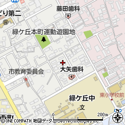 三重県伊賀市緑ケ丘本町4186-1周辺の地図