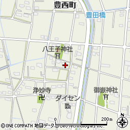 静岡県浜松市中央区豊西町2032周辺の地図