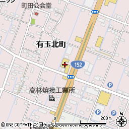 静岡県浜松市中央区有玉北町1842周辺の地図