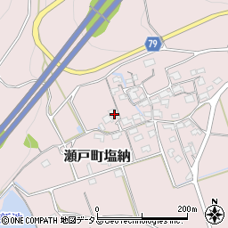 岡山県岡山市東区瀬戸町塩納593周辺の地図