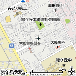 三重県伊賀市緑ケ丘本町周辺の地図