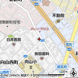 愛知県豊橋市南瓦町90周辺の地図