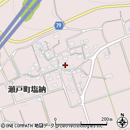 岡山県岡山市東区瀬戸町塩納524周辺の地図