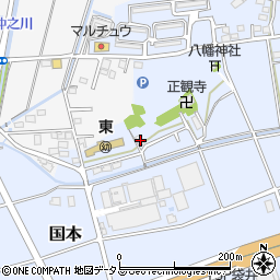 静岡県袋井市国本2335周辺の地図
