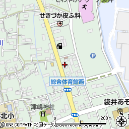 静岡県袋井市久能1748-5周辺の地図