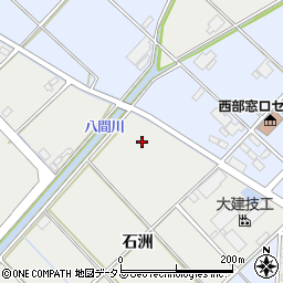 愛知県豊橋市青竹町石洲56周辺の地図