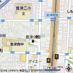安岡デンタルオフィス江坂本院周辺の地図