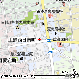 三十三銀行伊賀支店 ＡＴＭ周辺の地図