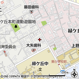 三重県伊賀市緑ケ丘本町4161周辺の地図