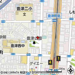 アラクス大阪周辺の地図
