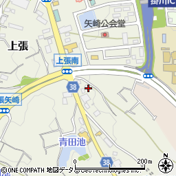 静岡県掛川市上張853周辺の地図