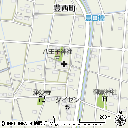 静岡県浜松市中央区豊西町2034周辺の地図