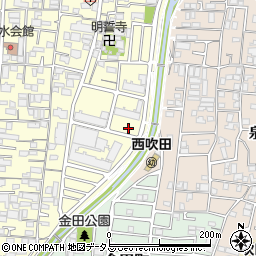 大阪府吹田市垂水町2丁目17-56周辺の地図