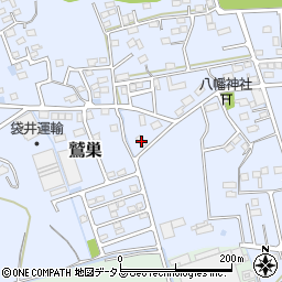 静岡県袋井市鷲巣377周辺の地図