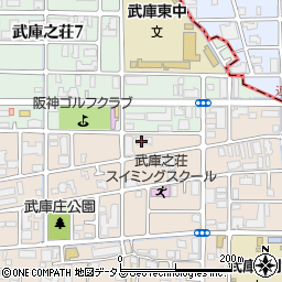 サンオーニック武庫之荘周辺の地図