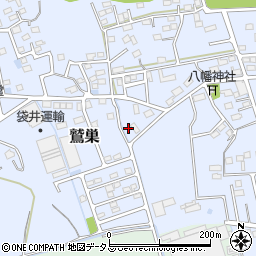 静岡県袋井市鷲巣378周辺の地図