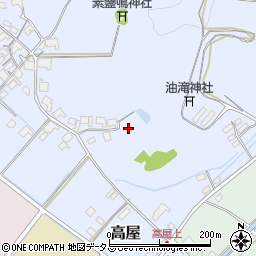 岡山県赤磐市高屋周辺の地図