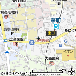 ポーラ化粧品上野営業所周辺の地図