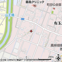 静岡県浜松市中央区有玉北町2068周辺の地図