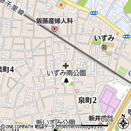 Ｃｕｂｅ泉町周辺の地図